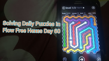 Solving Daily Puzzles In Flow Free Hexes Day 60