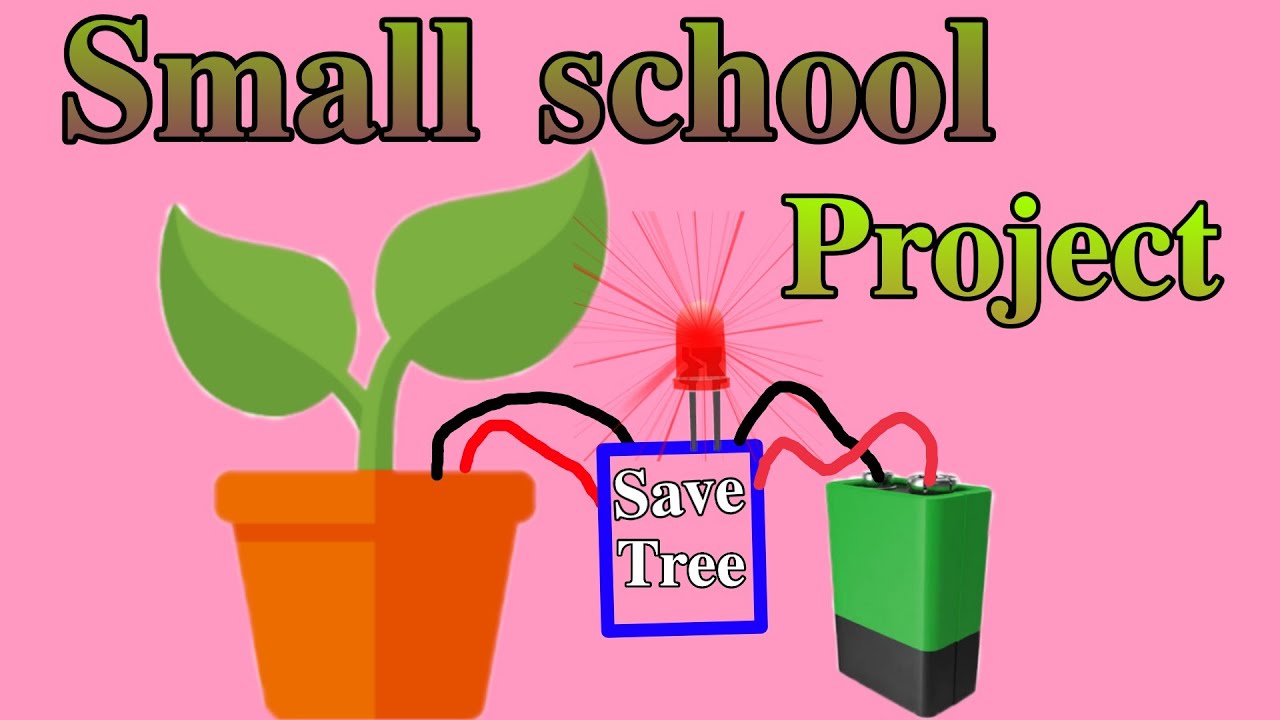 How to make tree saving project. Small school project. #8 - YouTube