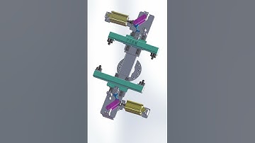 Strong clamping #mechanism #machine #3dprinting #solidworks #simulation