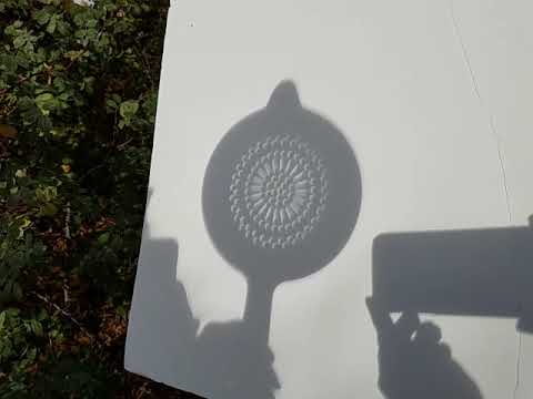 Solar Eclipse Through a Colander