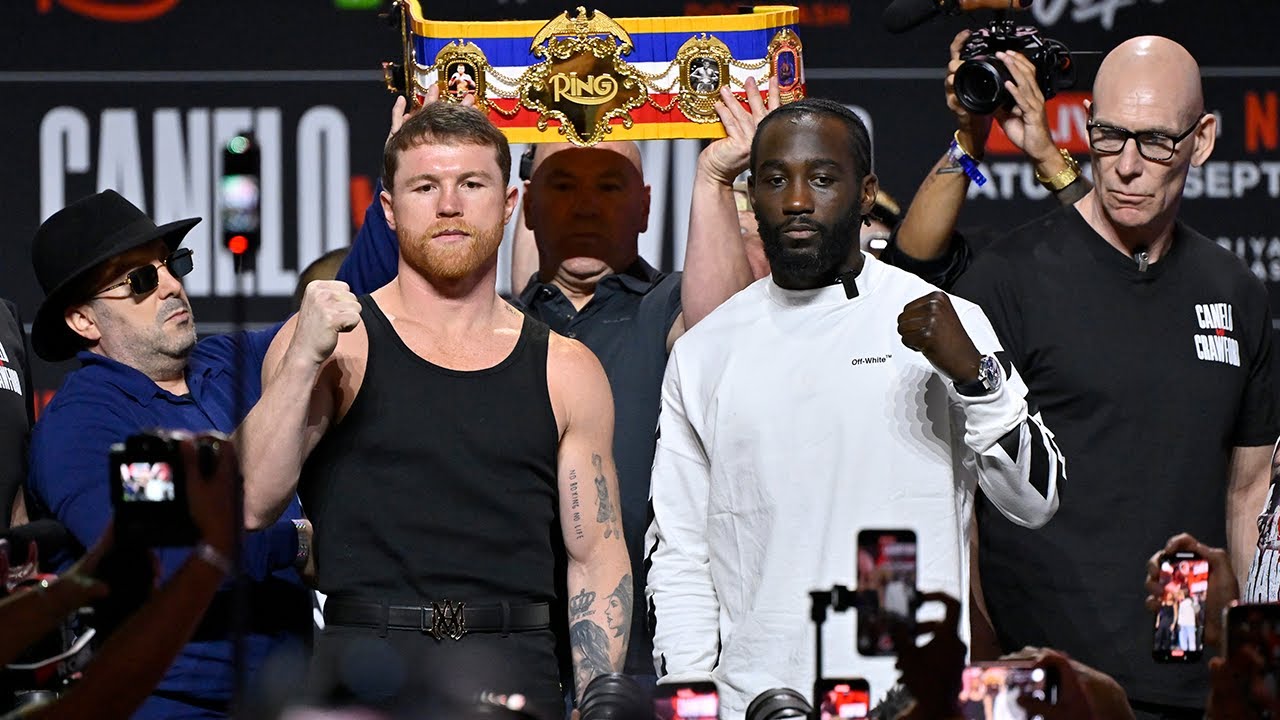 Canelo vs Crawford: Press Conference Face-offs 