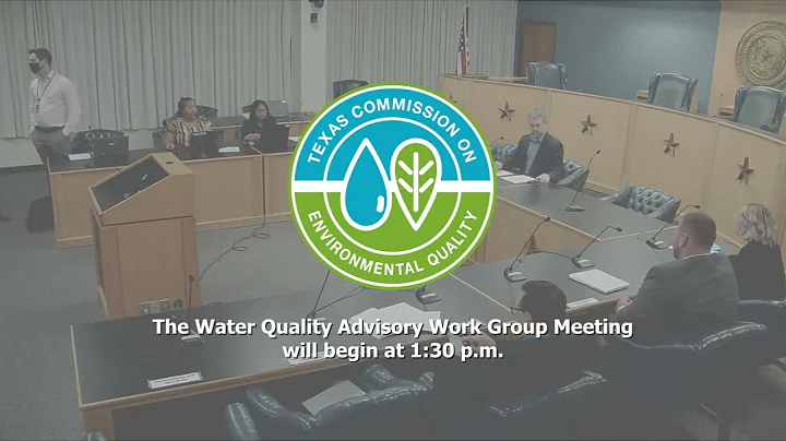Water Quality Advisory Work Group Meeting - August 23, 2022