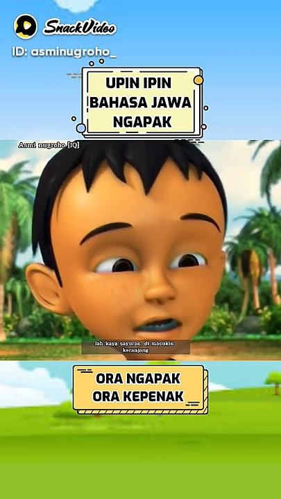 upin ipin bahasa jawa ngapak #upinipinterbaru