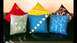 Easy Peasy Hand Painted Cushion Covers