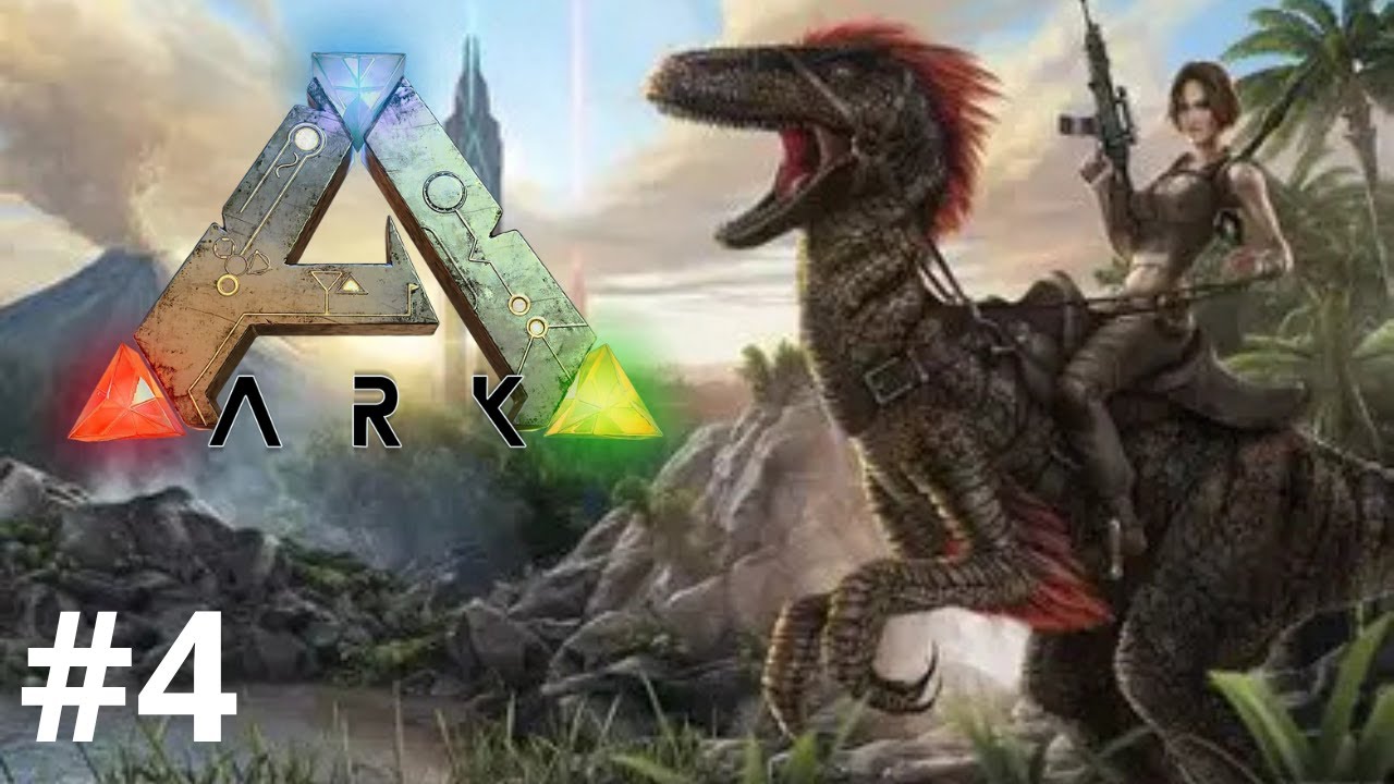 JE TAME MON PREMIER DINOSAURE MONTABLE !!! (ARK Survival Evolved) #4 ...