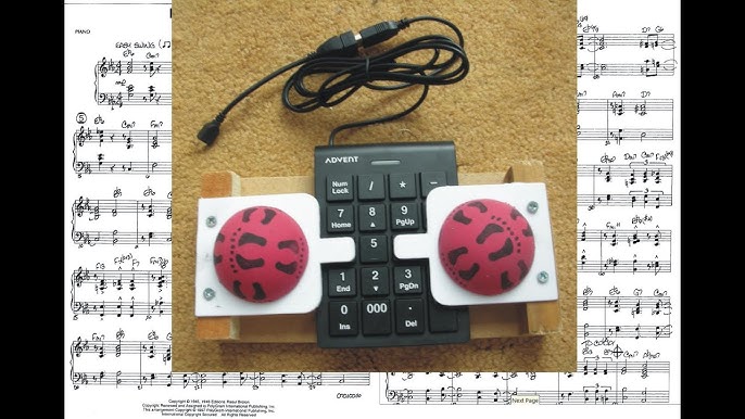 ECS IN-USB-1 USB Foot Pedal for Computer Transcription