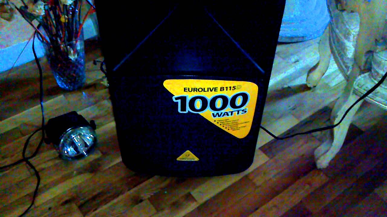 behringer b115d - YouTube