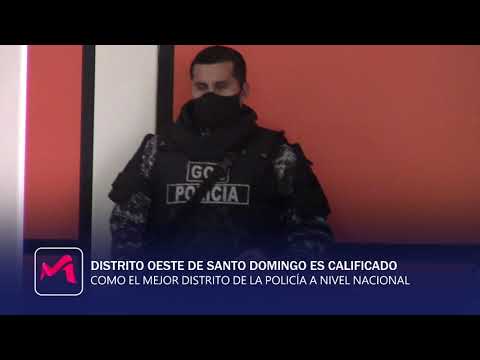 Distrito policial de Santo Domingo considerado el mejor del país