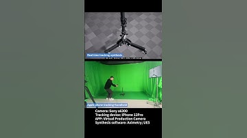 Virtual production iPhone tracking camera testing