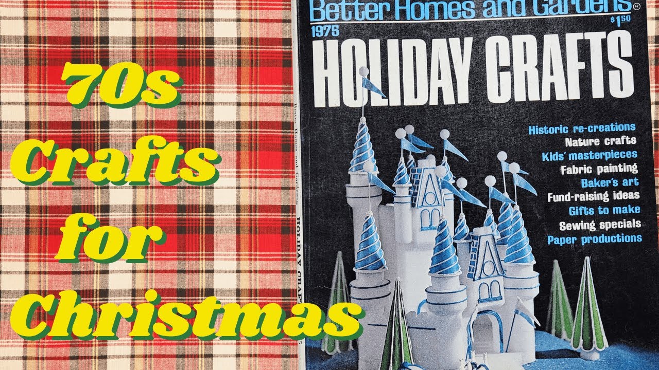 Vintage 1970s Christmas Crafting Ideas 1975 Magazine Flip Through
