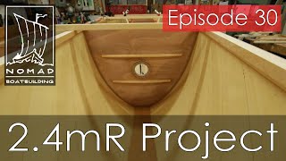 International 2.4mR Sailboat Project - Episode 30 - Installing the bulkheads