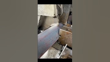 Machine slices through steel like butter| Oddly satisfying | ASMR | Interesting videos #shorts