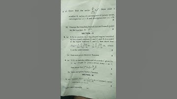 M.sc(Math)1st sem 2022 Mdu complex analysis paper:16MAT21C4