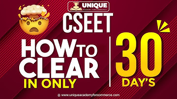 How to Clear CSEET in 30 Days Jan 2023 | CSEET Jan 30 Days Planning