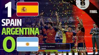 ⚽ ESPAÑA 1-0 ARGENTINA | Highlights  |  Copa Mundial 2026 | Simulación/Recreación Videojuego