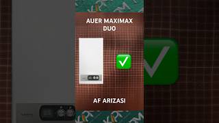 Auer Maximax Duo AF Hatası, Fan Çalışmıyor 🔧  50sn'de çözüm! 🔥  #shorts