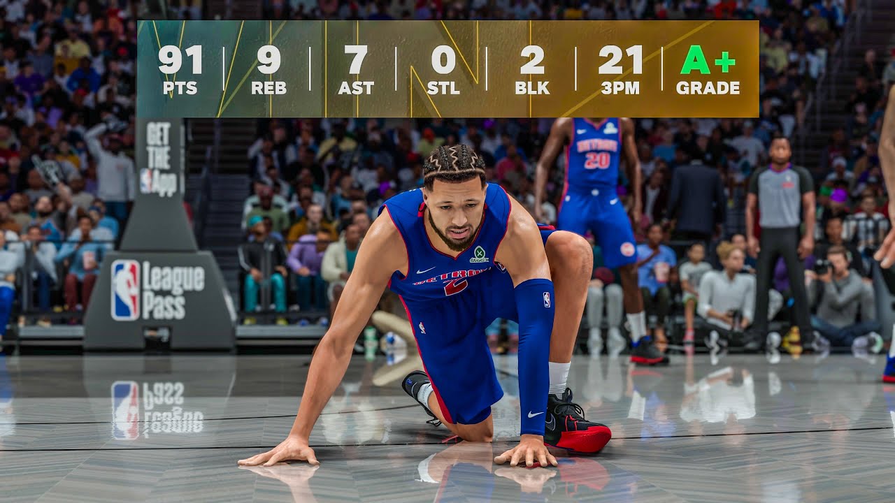 NBA 2K26 My Career - Embarrassed Cade Cunningham Again! [No Commentary]