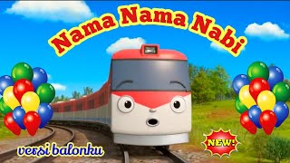 25 NAMA  NABI versi BALONKU  🎶 LAGU ANAK  VIRAL versi TAYO 🎶 lagu tayo terbaru