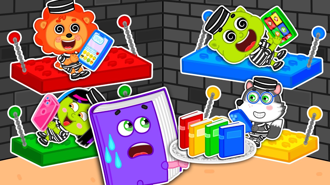 Filhote de leão | Prisão colorida | Desenhos Animados | Vídeo para crianças