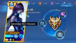 ONLY 1% OF NOVARIA USERS KNOW THIS BUILD ON RANK GAME | NOVARIA BEST BUILD | MLBB