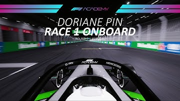 Doriane Pin Race Onboard - 2025 F1 Academy Las Vegas Race 1 | Assetto Corsa
