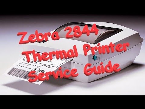 Update Zebra LP2844 Thermal Printer Service guide