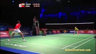 Badminton Trick Shot by Wang Shixian