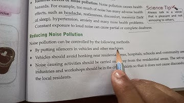 Noise pollution, Reducing noise pollution/L-7/8th/Science