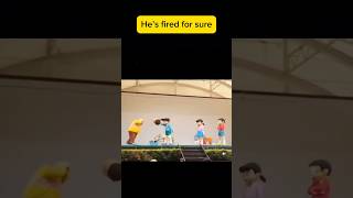 No wonder he got fired after thisπ #funny #doraemon #anime #memes