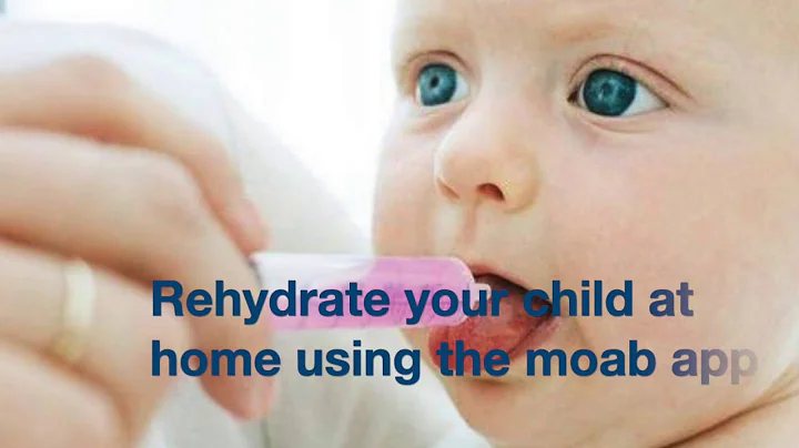 Rehydrate your child using the moab app VO