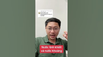 Nước khoáng và nước tinh khiết #bshungdinhduong #nreci #dinhduong