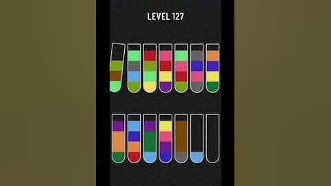 water sort puzzle level 127