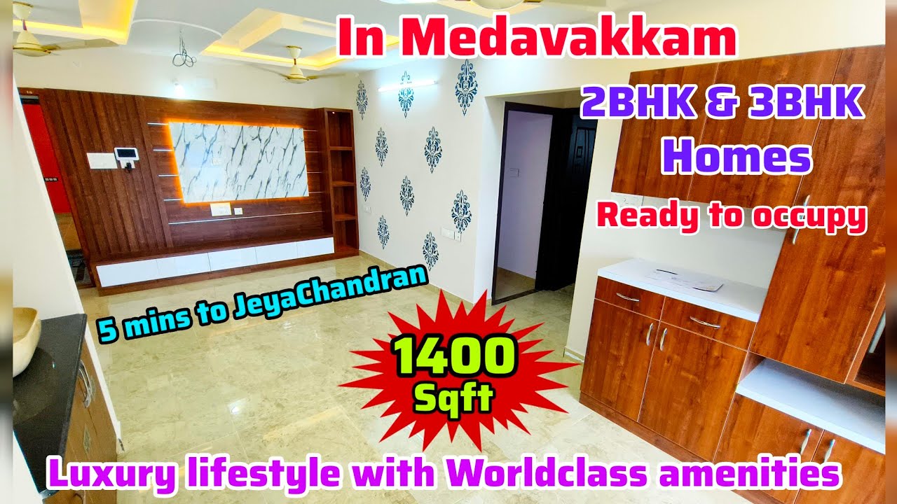 🏠💥In Medavakkam🤑2bhk & 3bhk Ready to occupy Home at affordable price🎉