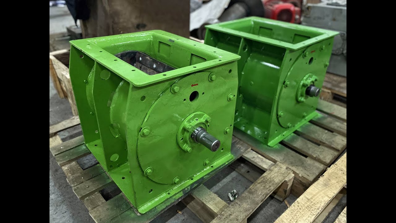 Ремонт роторных питателей - YouTube
