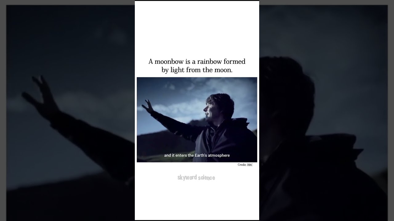  Brian Cox Reveals How Moonbows Form The Rare Lunar Rainbow Explained Briancox Shorts