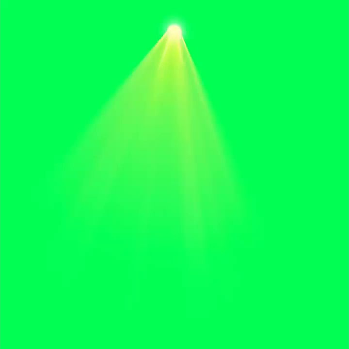 light green screen effect