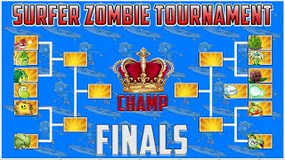 The Surfer Zombie Tournament Round THE CHAMPIONSHIP FINALS - Plants vs Zombies 2 Epic Tournament