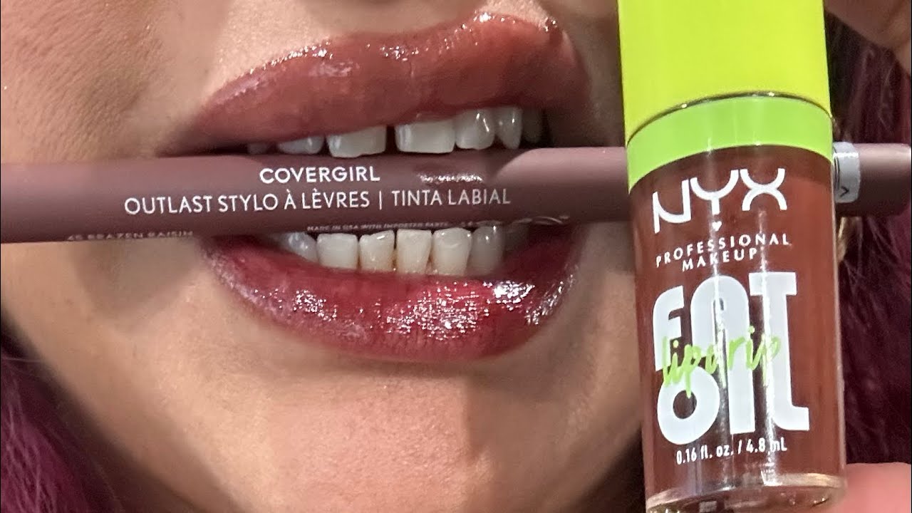 Trying out Cover Girl Outlast Lip stain and Nyx Fat Oil combo! 