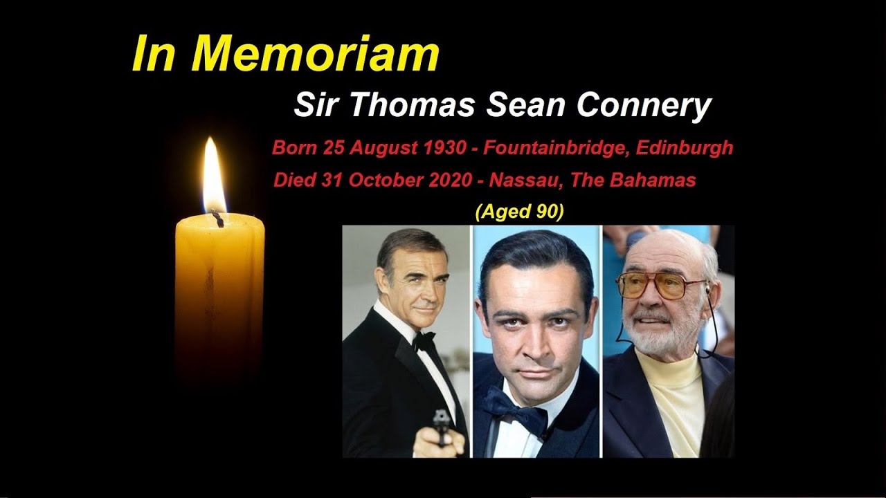 Watch Sir Thomas Sean Connery Tribute on YouTube Watch Sir Thomas Sean Connery Tribute on YouTube