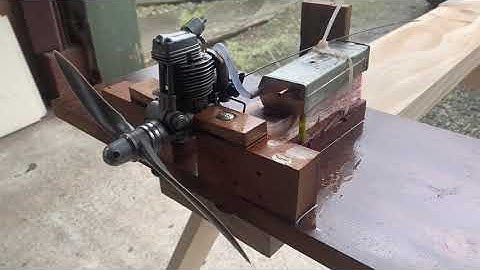 OS .20 four stroke test run.