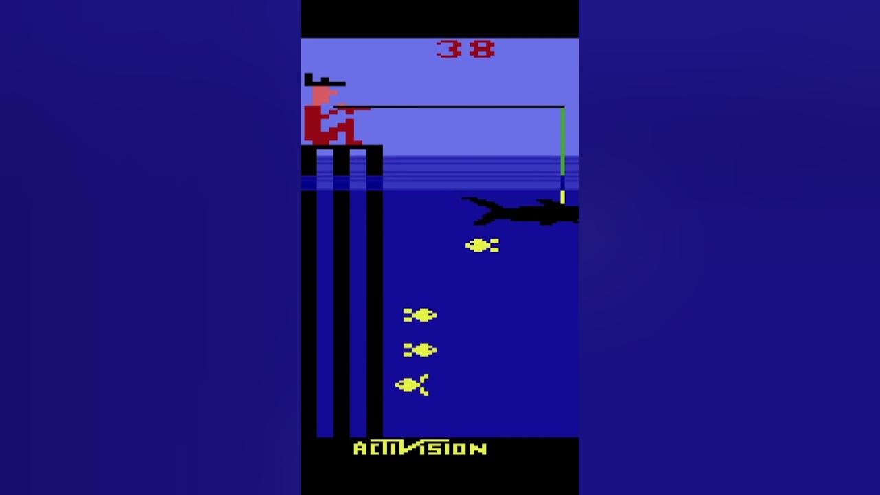 Fishing Derby - MINI REVIEW - Atari 2600 #shorts 