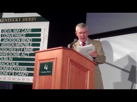 Mike Battaglia announces morning line odds for the...