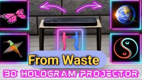 Turn Your Phone into a 3D Hologram Projector | Easy DIY Trick