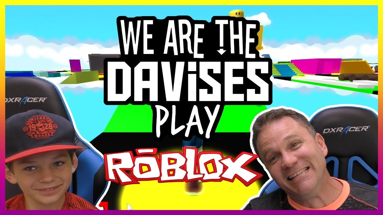 Father Son Parkour Roblox Easy Obby Ep 2 We Are The Davises - roblox super fun and easy obby episode 2