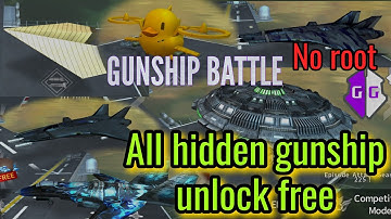 How to unluck all hidden gunship free Gunship Battle (New version)game guardian Gunship battle hack