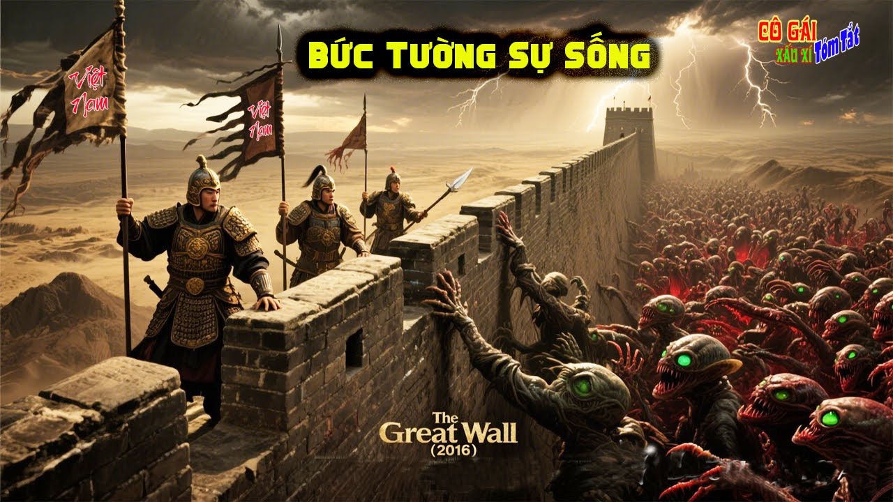Bức Tường cuối cùng của Nhân Loại để ngăn cản đội quân Thần Chết.Review Phim The Great Wall (2016)