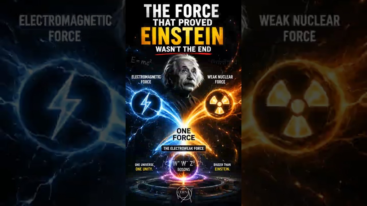 The Force That Unified Two Fundamental Forces of Nature | Electroweak Theory Explained