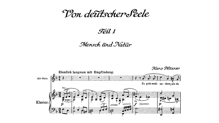 Hans Pfitzner  Von deutscher Seele