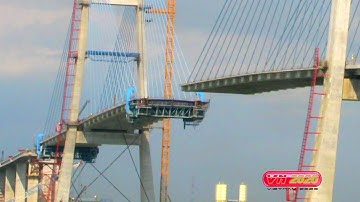 The Phu My Bridge - Saigon, Vietnam (2007- 2009)  - Construction Time Lapse