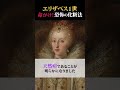 エリザベス1世の恐ろしき化粧法 #shorts